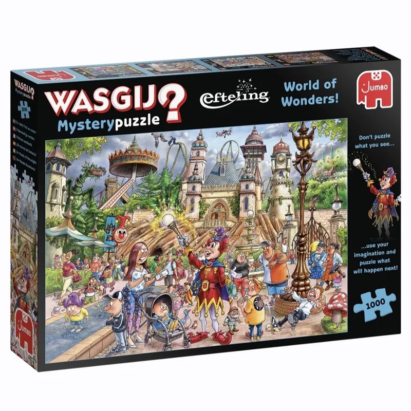 Mystery Efteling Wereld Vol Wonderen 1000 stukjes - Legpuzzel van Jumbo, editie Meerkleurig – doos 1 van 2