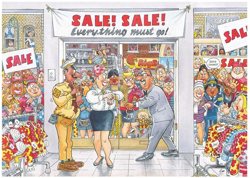Mystery Everything Must Go Puzzel - 1000 stukjes - Puzzel van Jumbo, editie Meerkleurig – doos
