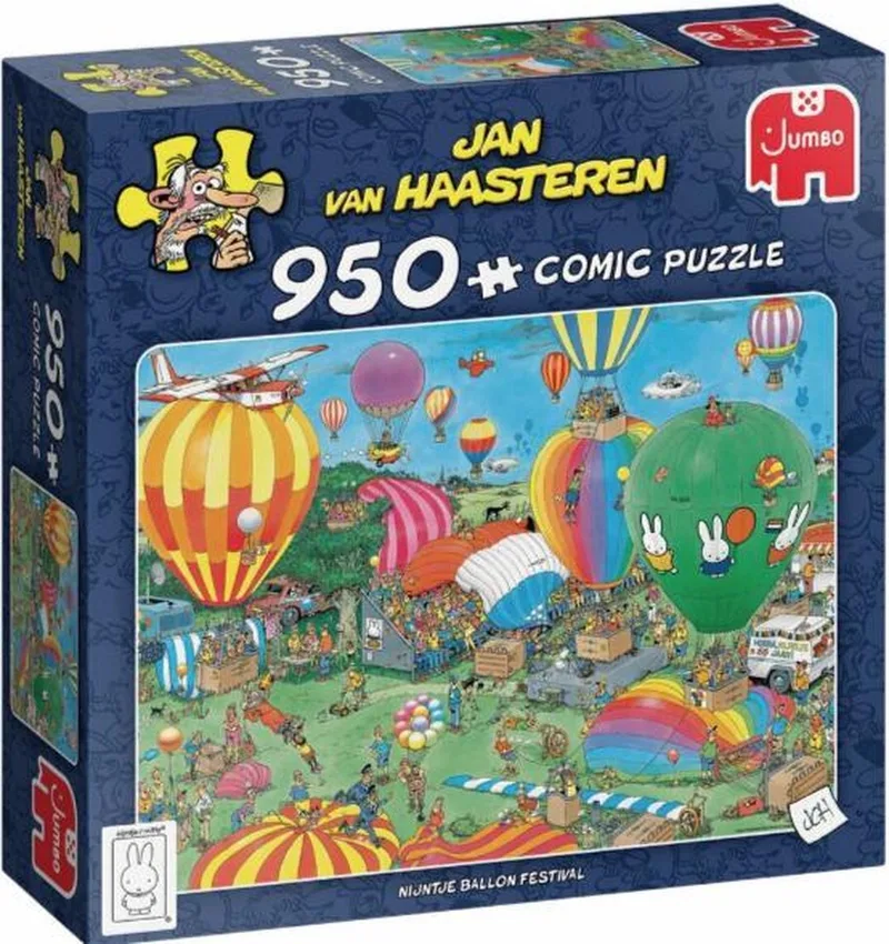 Nijntje Ballon Festival puzzel - 950 stukjes van Jumbo, editie Meerkleurig – doos