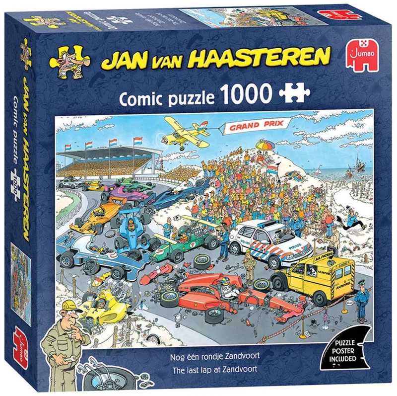 Nog één rondje Zandvoort - 1000 stukjes de Jumbo, édition Multicolore – boîte