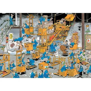 Oldtimers - Karren maar! - 1000 stukjes puzzel - Legpuzzel de Jumbo, édition Multicolore – boîte 2 sur 2