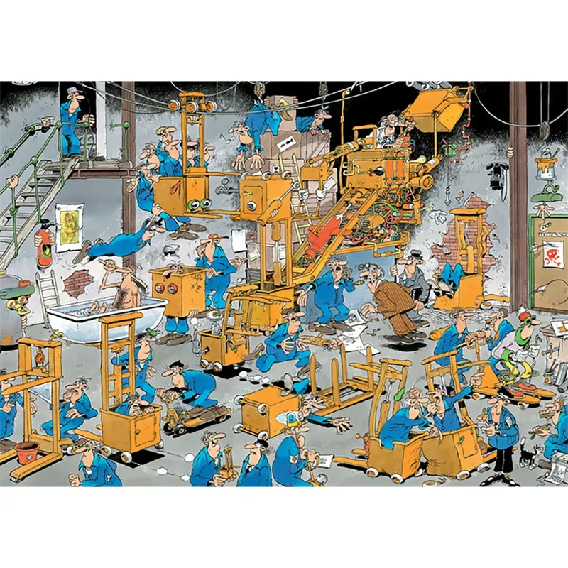 Oldtimers - Karren maar! - 1000 stukjes puzzel - Legpuzzel de Jumbo, édition Multicolore – boîte 2 sur 2