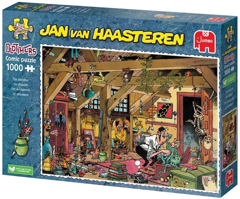 Oldtimers - The Bachelor - 1000 Stukjes puzzel de Jumbo, édition Multicolore – boîte