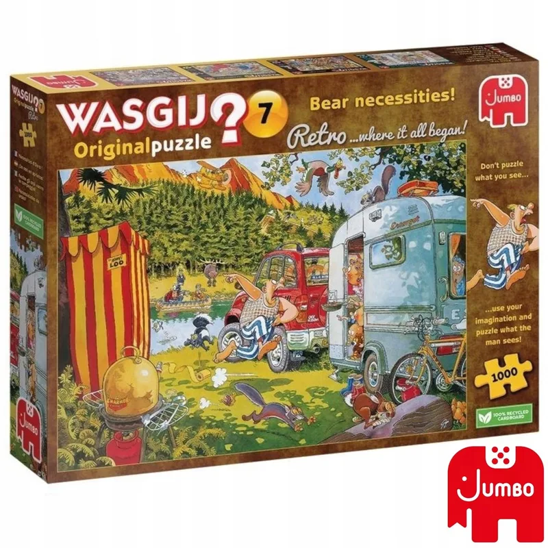 Original 1000 Retro Puzzel: In het Bos from Jumbo – box