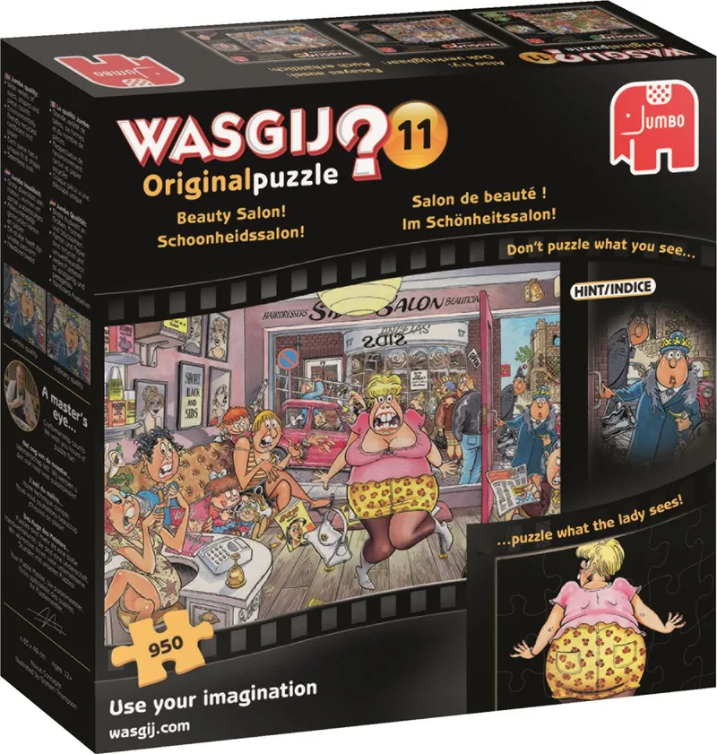 Original 11 Schoonheidssalon puzzel - 950 Stukjes van Jumbo, editie Meerkleurig – doos