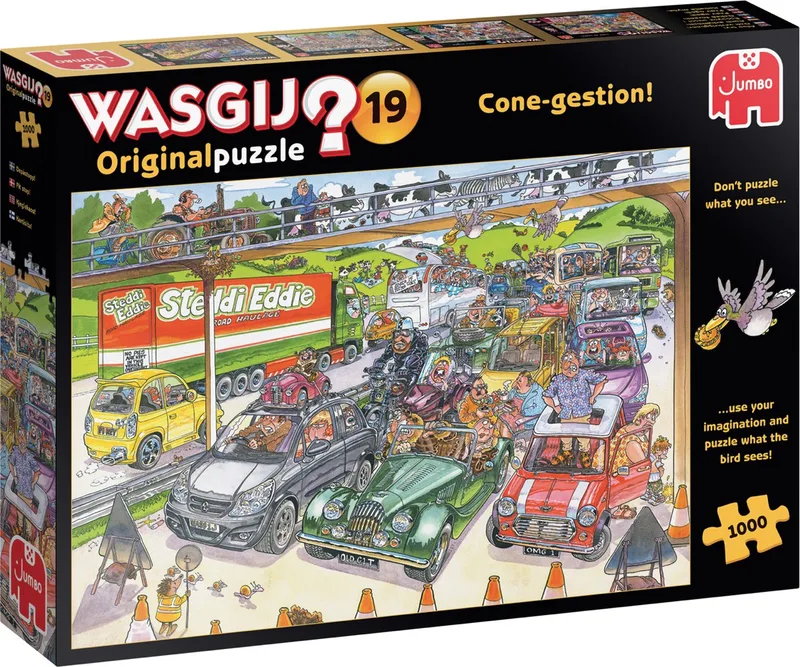 Original 19 - Pitstop! - 1000 stukjes van Jumbo, editie Meerkleurig – doos