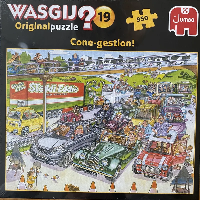 Original 19 Pitstop puzzel - 950 stukjes from Jumbo, Multicolour edition – box
