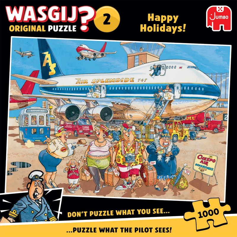 Original 2 - Happy Days! - 1000 stukjes van Jumbo, editie Meerkleurig – doos
