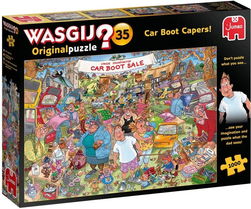 Original 35 Vlooienmarkt Vondsten! puzzel - 1000 stukjes van Jumbo, editie Meerkleurig – doos