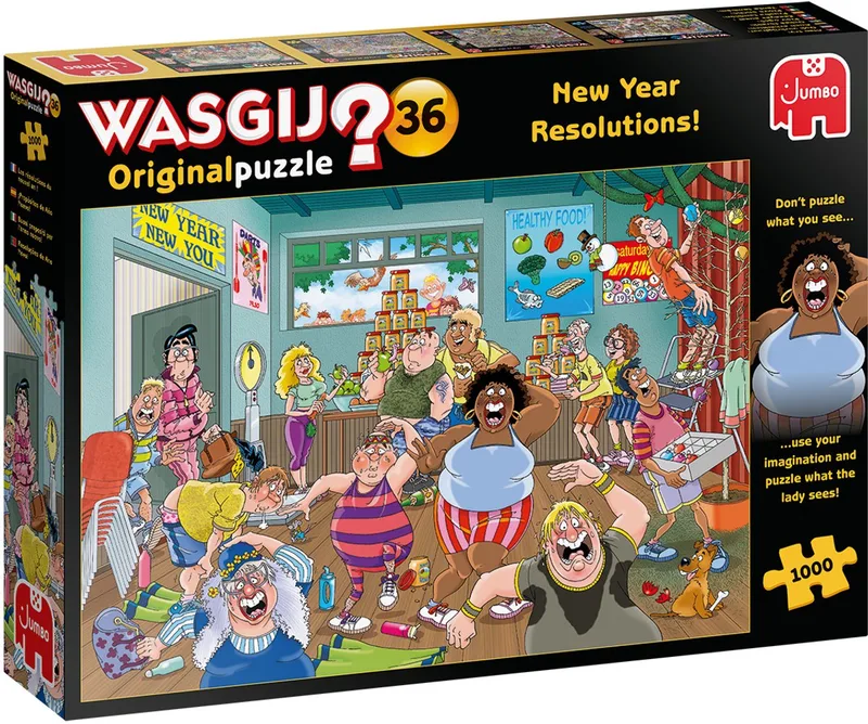 Original 36 - Goede Voornemens! puzzel - 1000 stukjes legpuzzel van Jumbo, editie Meerkleurig – doos