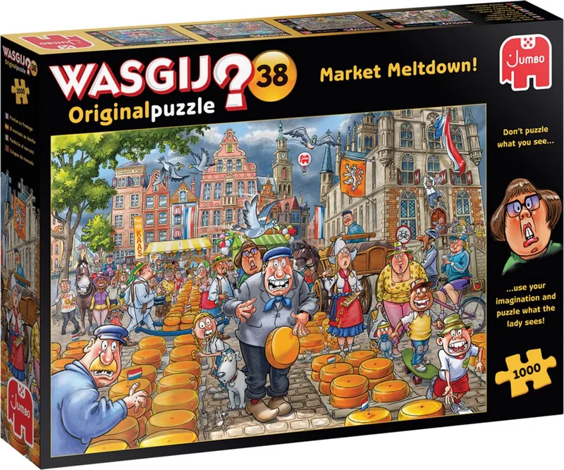 Original 38 Kaasalarm puzzel - 1000 stukjes från Jumbo, utgåva Flerfärgad – kartong
