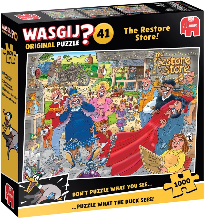 Original 41 - De Herstelwinkel! - 1000 stukjes puzzel - Legpuzzel de Jumbo, édition Multicolore – boîte