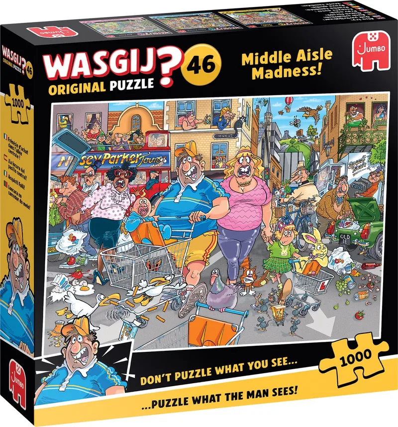 Original 46 - Buitenkansjes! - 1000 stukjes puzzel - Legpuzzel volwassenen de Jumbo, édition Multicolore – boîte 1 sur 2