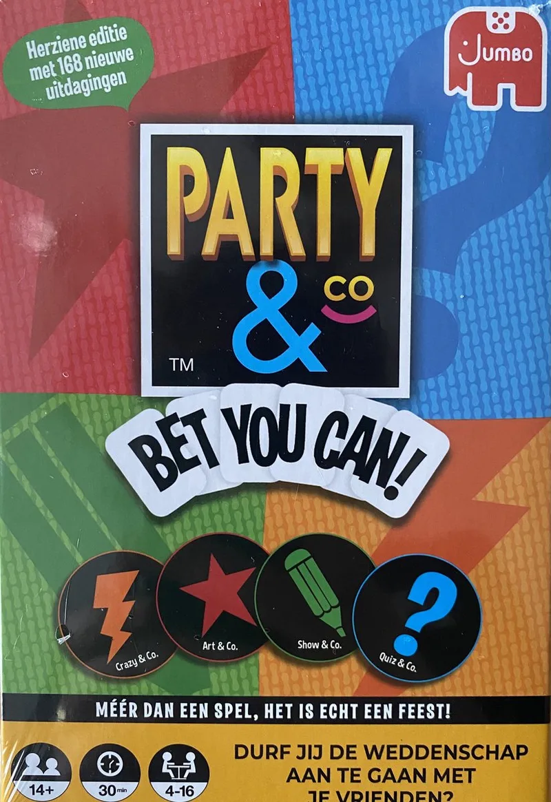 Party & Co Bet You Can! jumbo partyspel fra Jumbo – æske
