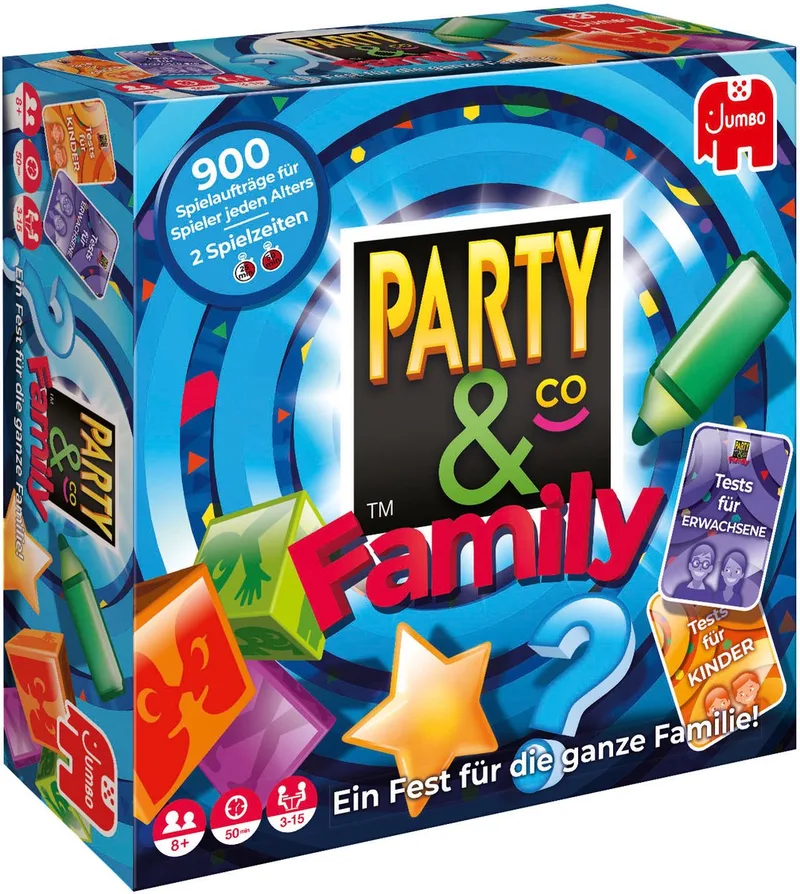 Party & Co. Family - Bordspel - Duitse variant fra Jumbo – æske