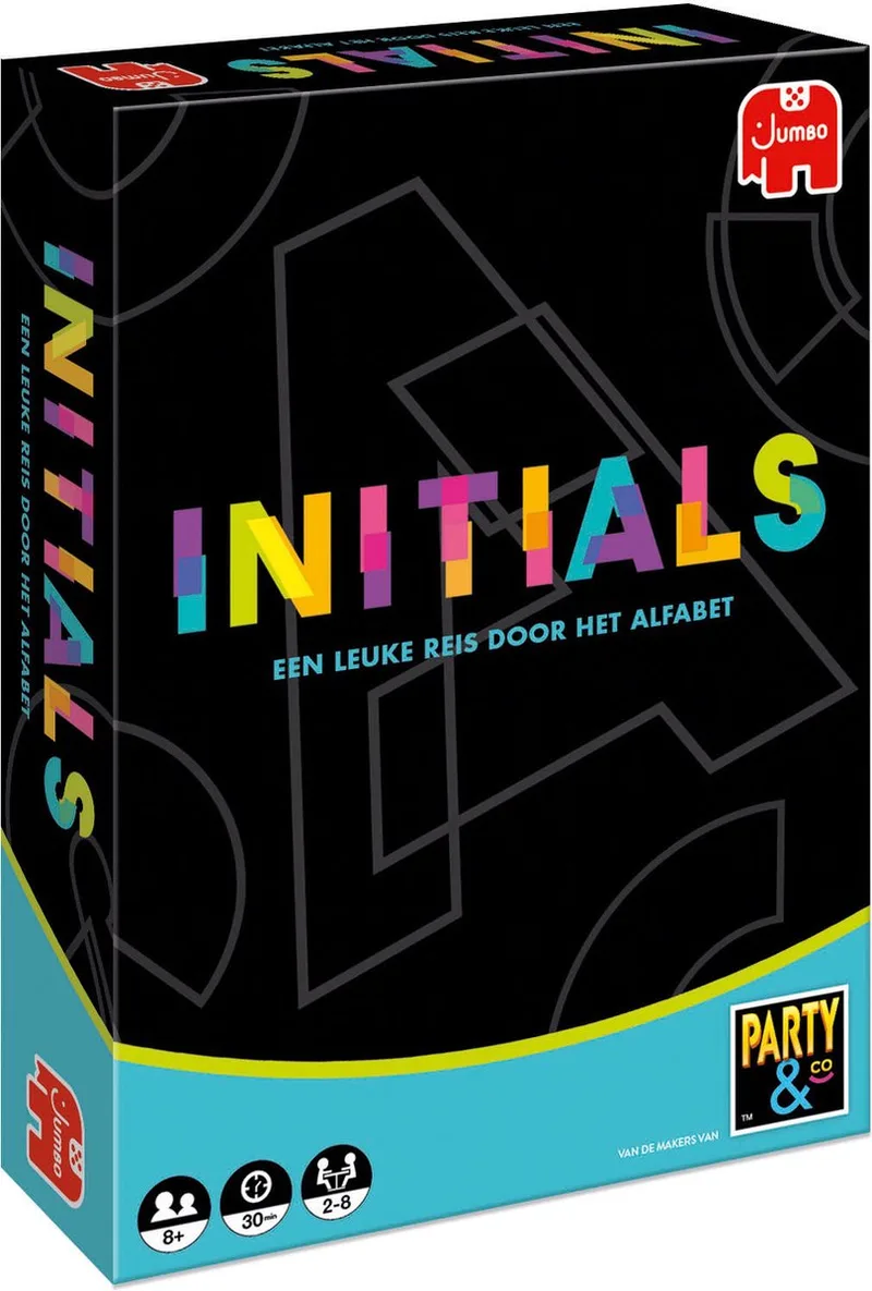 Party & Co Initials - Partyspel - Bordspel fra Jumbo – æske