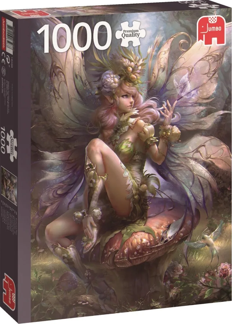 PC Enchanting Fairy 1000pcs van Jumbo, editie Wit – doos