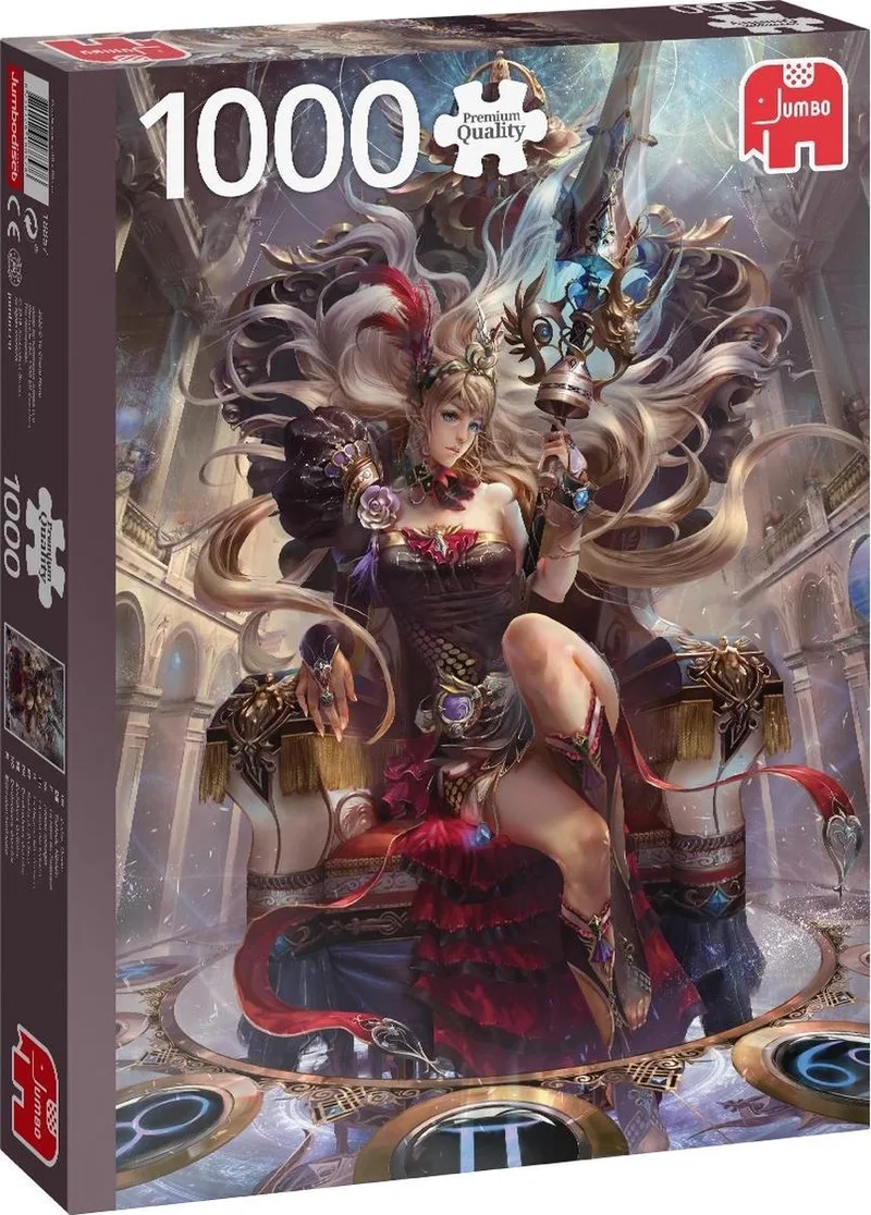 PC Zodiac Queen 1000pcs van Jumbo, editie Meerkleurig – doos