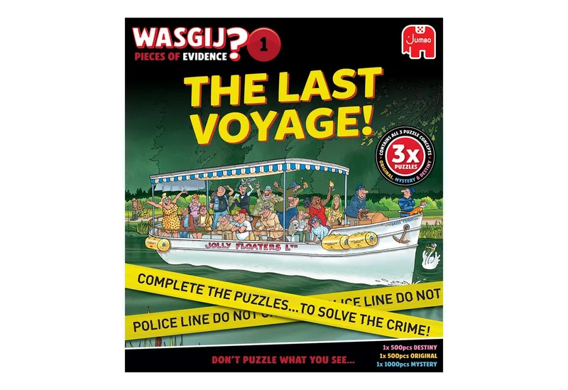 Pieces of Evidence - The Last Voyage – Unieke 3-in-1 Puzzel met Mysterie de Jumbo, édition Multicolore – boîte 4 sur 5