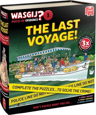 Pieces of Evidence - The Last Voyage – Unieke 3-in-1 Puzzel met Mysterie de Jumbo, édition Multicolore – boîte 1 sur 5