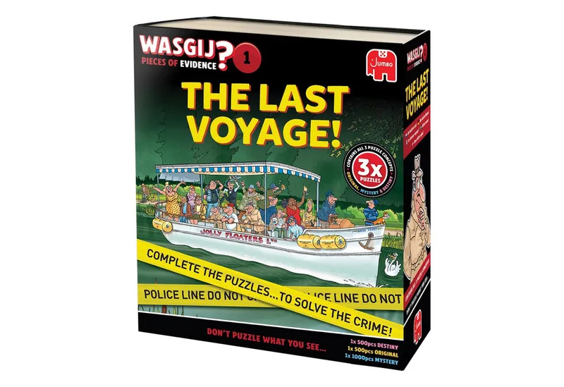 Pieces of Evidence - The Last Voyage – Unieke 3-in-1 Puzzel met Mysterie de Jumbo, édition Multicolore – boîte 3 sur 5