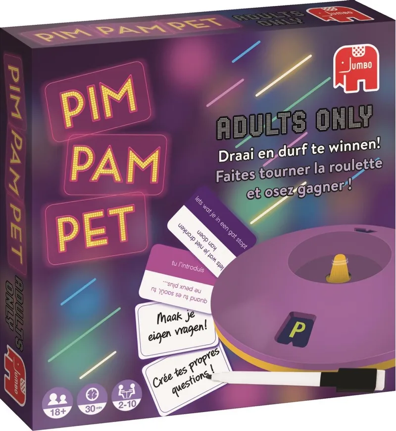 Pim Pam Pet Adults Only fra Jumbo – æske