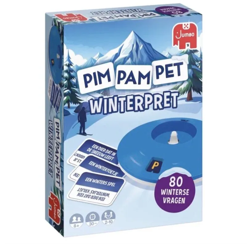 Pim Pam Pet - Winterpret - Wintereditie met 80 Winterse vragen fra Jumbo – æske