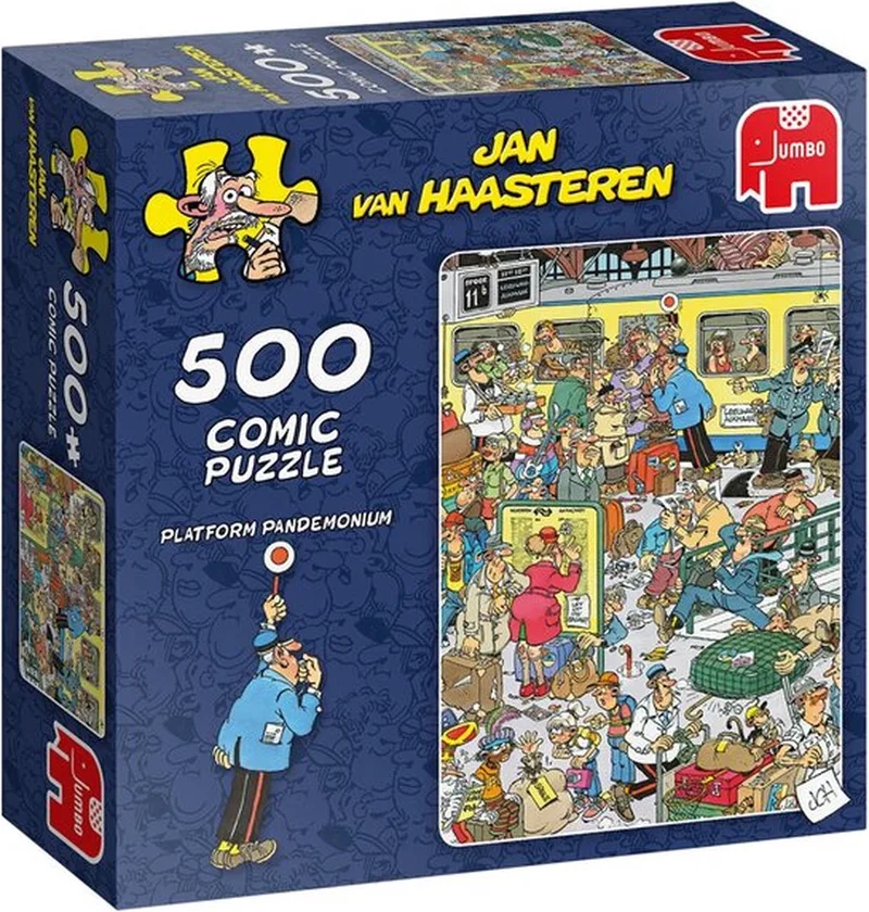 Platform Pandemonium puzzel - 500 stukjes from Jumbo, Multicolour edition – box