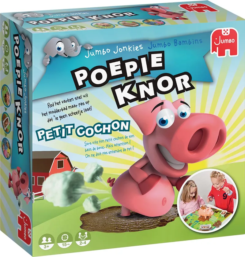 Poepie Knor - Bordspel voor kinderen - vanaf 3 jaar - 2 tot 4 spelers från Jumbo – kartong