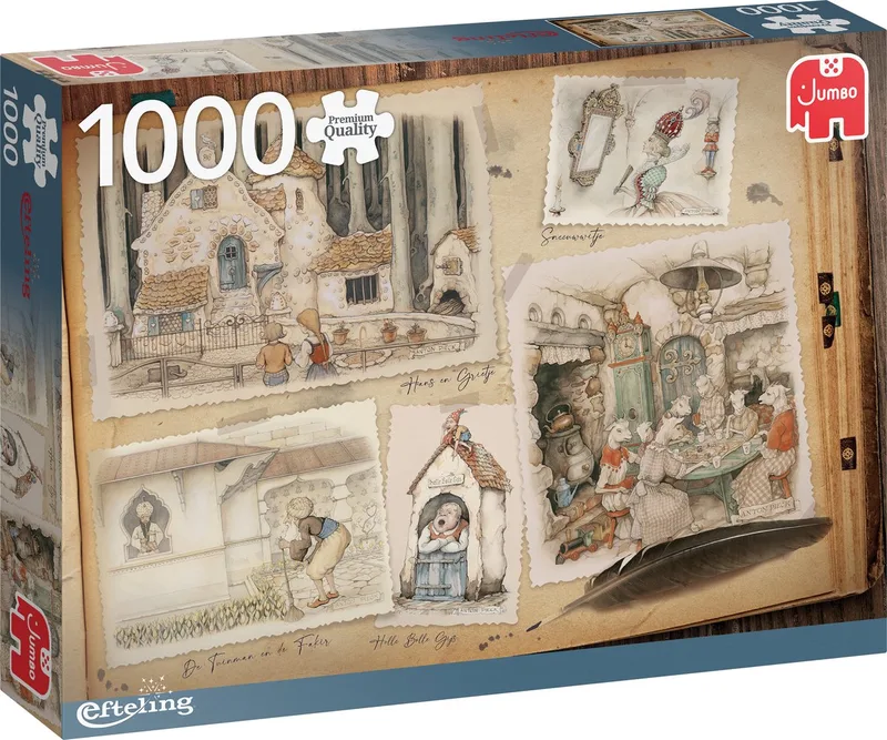 Premium Collection Puzzel Anton Pieck Efteling - Legpuzzel - 1000 stukjes van Jumbo, editie Meerkleurig – doos