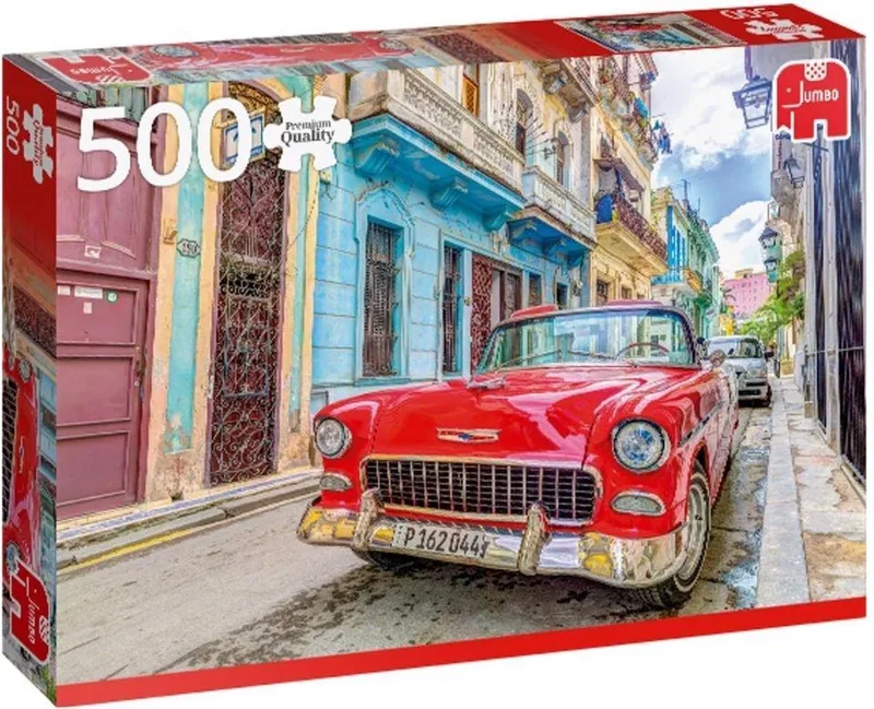 Premium Collection Puzzel Havana Cuba - Legpuzzel - 500 stukjes from Jumbo, Multicolour edition – box