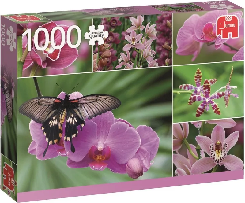 Premium Collection Puzzel Holland Orchids - Legpuzzel - 1000 stukjes from Jumbo, Multicolour edition – box