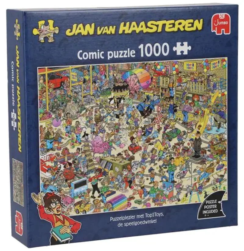 puzzel 1000 stuks top1toys de speelgoedwinkel van Jumbo, editie Meerkleurig – doos
