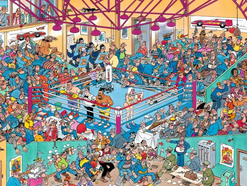 puzzel - 950 stukjes from Jumbo, Boxing Match edition – box