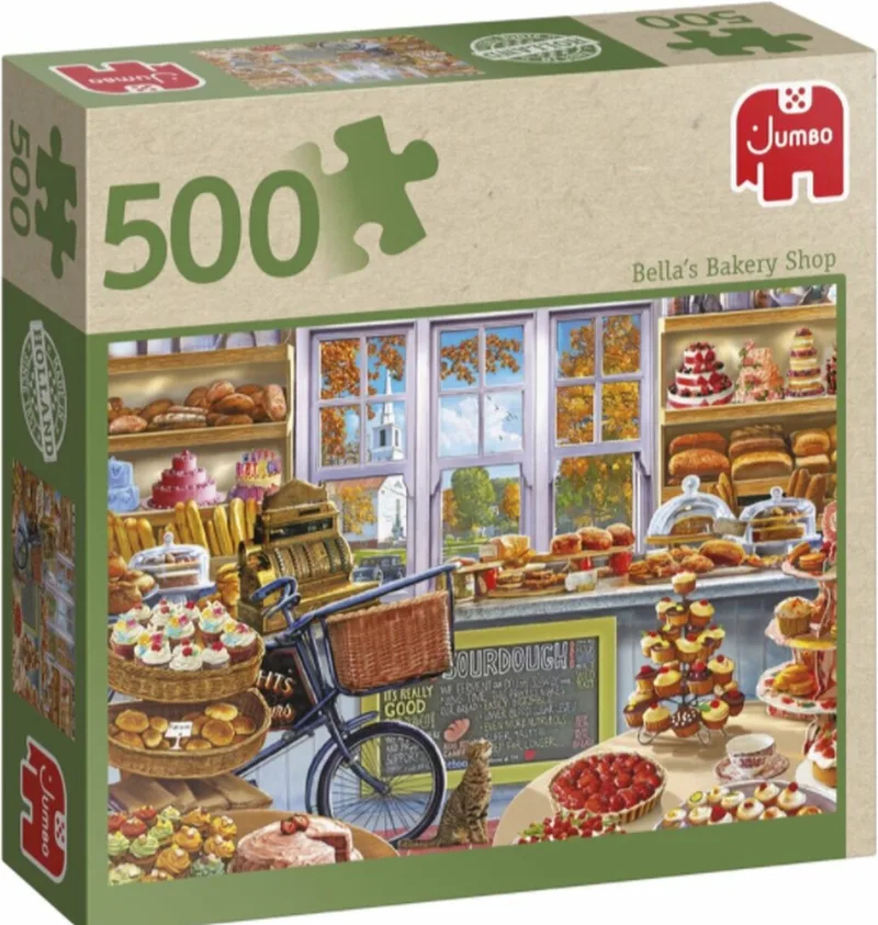 puzzel Bella's Bakery Shop - 500 stukjes | Jumbo van Jumbo – doos