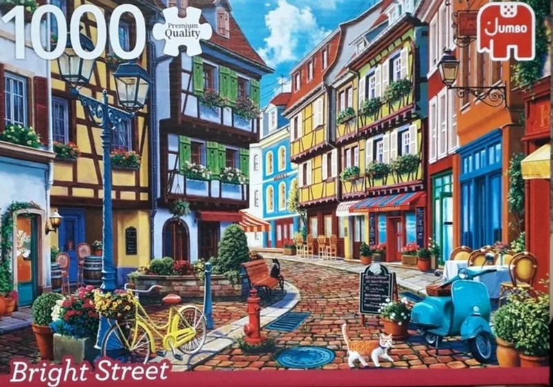 Puzzel Bright Street 1000 stukjes van Jumbo – doos