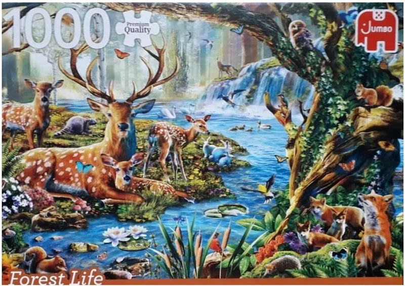 Puzzel Forest Life 1000 stukjes van Jumbo – doos