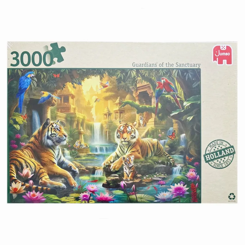 Puzzel - Guardians of the Sanctuary - 3000 - Legpuzzel fra Jumbo, Flerfarvet-udgave – æske