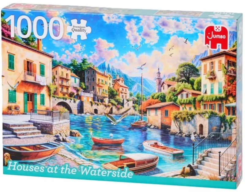 Puzzel Houses at the Waterside 1000 stukjes van Jumbo, editie Meerkleurig – doos