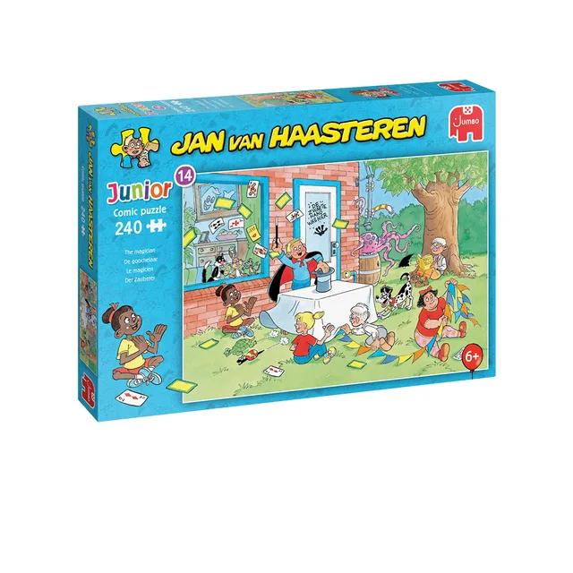 Puzzel Jan van Haasteren Junior 14 De Goochelaar 240 stukjes from Jumbo – box 1 of 2