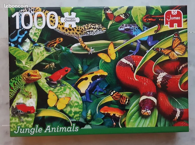 Puzzel Jungle Animals 1000 stukjes van Jumbo, editie Meerkleurig – doos