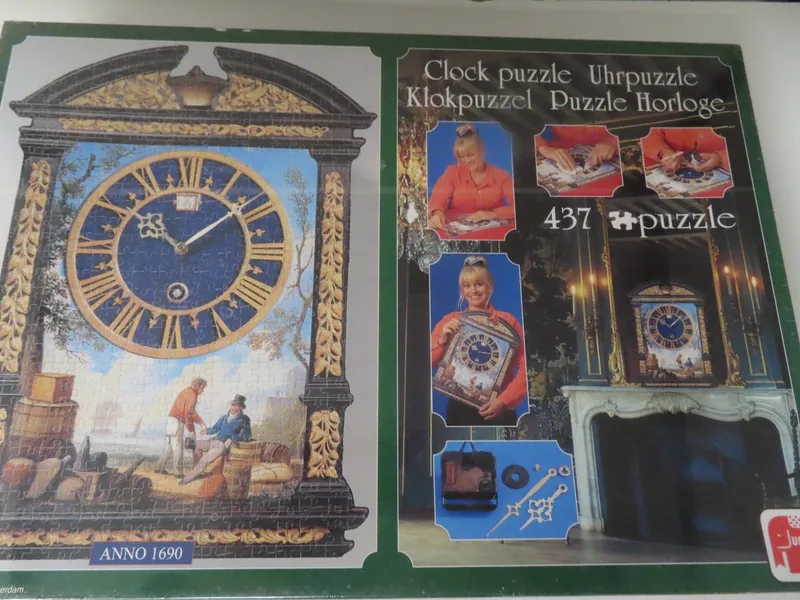 Puzzel , legpuzzel - 437 stukjes - Klok - Horloge from Jumbo, Multicolour edition – box