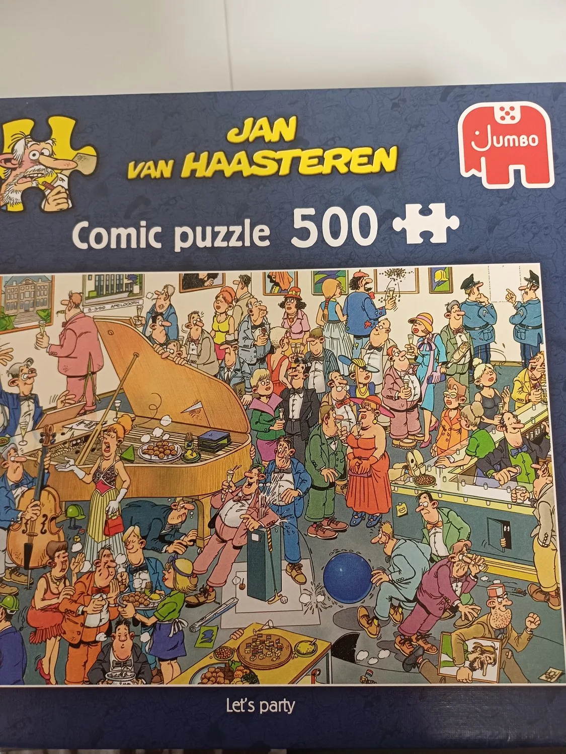 puzzel lets party 500 stukjes from Jumbo, Mix edition – box