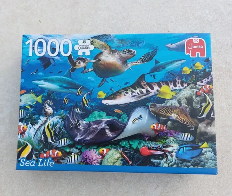 Puzzel Sea Life 1000 stukjes van Jumbo, editie Meerkleurig – doos
