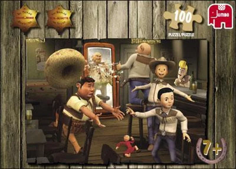 Puzzel Suske en Wiske De Texas Rakkers - Legpuzzel - 100 stukjes van Jumbo – doos