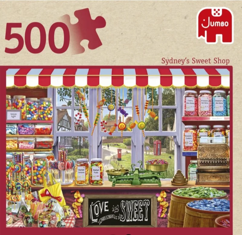 puzzel Sydney's Sweet Shop - 500 stukjes | Jumbo van Jumbo – doos