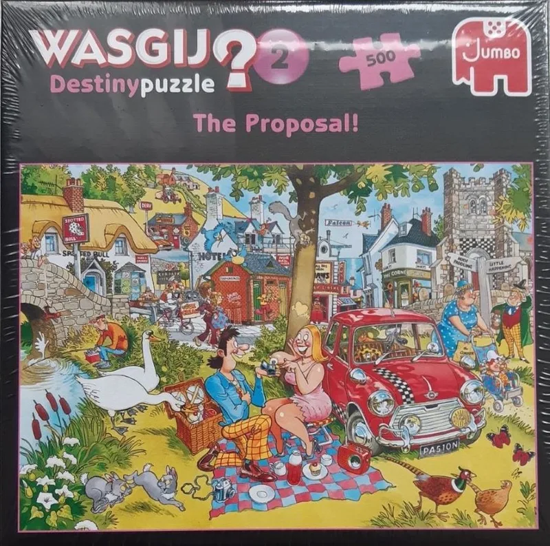 puzzel The proposal! 500 stukjes from Jumbo, Black edition – box