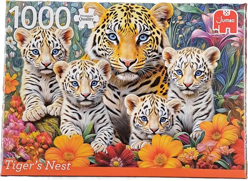Puzzel Tiger's Nest 1000 stukjes van Jumbo, editie Meerkleurig – doos