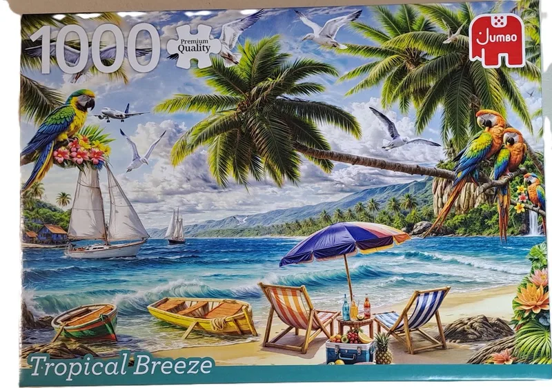 Puzzel Tropical Breeze 1000 stukjes van Jumbo – doos