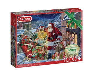 Puzzle Daniela Pirola Heiligabend 2x1000 Teile Puzzle, 1000 Puzzleteile de Jumbo, édition Multicolore – boîte 1 sur 4